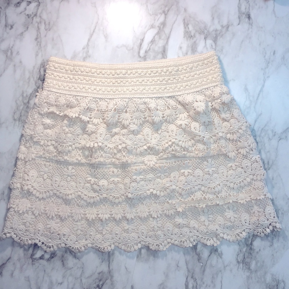 Cotton Lace Skirt